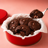 Dark Chocolate Fudge Molten Cookie Tin