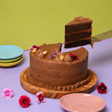 Hazelnut Dark Chocolate Cake