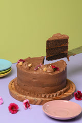 Hazelnut Dark Chocolate Cake